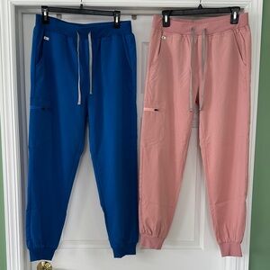 Blue and Pink Women's Scrubs